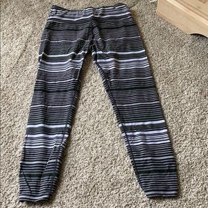 Calvin Klein performance striped leggings